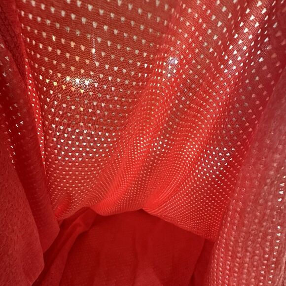 Dickie Tee Shirt Size 3XL Rust Color- Front pocket 100% Polyester Perforated - Picture 6 of 6